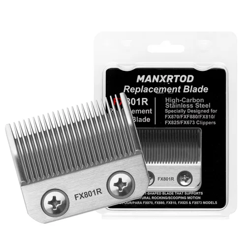 Miniatura 2 de FX801R - Cuchillas de repuesto compatibles con cortadoras FX870/FXF880/FX810/FX825/FX673N, cuchillas cónicas de repuesto DLC para cuchillas de corte