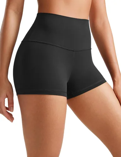 Miniatura 53 de CRZ YOGA Butterluxe - Pantalones cortos de ciclismo de cintura alta para mujer, 2.5 pulgadas, yoga, entrenamiento, elastano, correr, voleibol