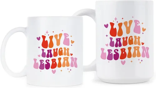 Miniatura 2 de We Got Good Live Lesbian Lesbian Mug LGBT Taza de café LGBTQ Tazas Pride Cups