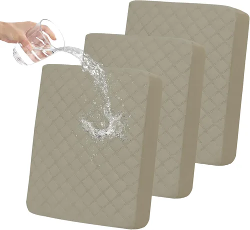 Miniatura 32 de Easy-Going Fundas de Cojines de Sofá Impermeables, Fundas Antideslizantes a Prueba de Fugas para Asientos de Sofá, Protector de Muebles Acolchado