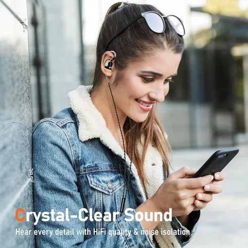 Miniatura 9 de Vibes 202 - Auriculares con cable - Auriculares HiFi in Ear Monitor - Auriculares profesionales con aislamiento de ruido - Sonido claro, graves