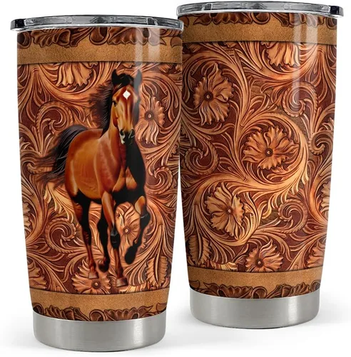 Miniatura 10 de SANDJEST Vaso Térmico para Parejas de 20oz Regalos para Esposa Esposo Calavera Parejas Vasos Térmicos de Acero Inoxidable Taza de Viaje para Café