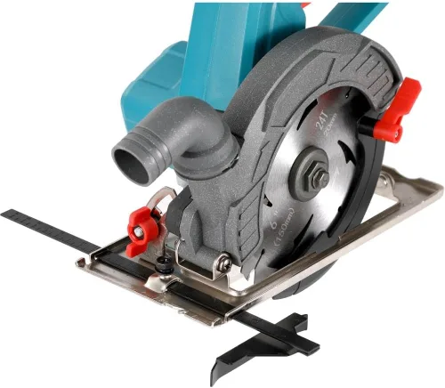 Miniatura 5 de Sierra circular inalámbrica sin escobillas con batería de 4000 mAh, 6900 RPM, compacta y ligera, pequeña sierra circular para madera, metal suave