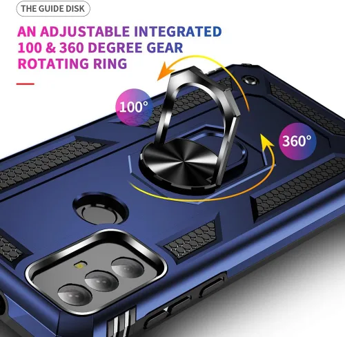 Miniatura 5 de Yiakeng Funda para Moto G Play 2023, Funda para Teléfono Moto G Play 2023 con protector de pantalla HD, fundas protectoras de grado militar con Moto