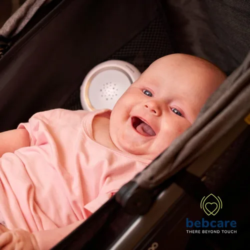 Miniatura 8 de Bebcare Hear Audio - Monitor de bebé con tecnología ultra baja de seguridad contra la radiación, sensor de respiración, luz nocturna y silenciador