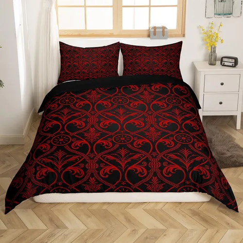 Miniatura 7 de Erosebridal - Juego de ropa de cama con diseño de parque nacional, funda de edredón de montañas humeantes, funda de edredón verde bruma y árbol