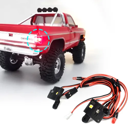 Miniatura 4 de Trx4m k10 Kit de luz, luz de techo de coche RC/luz LED trasera delantera para Traxxas 1/18 Trx4m K10 RC Crawler piezas de actualización