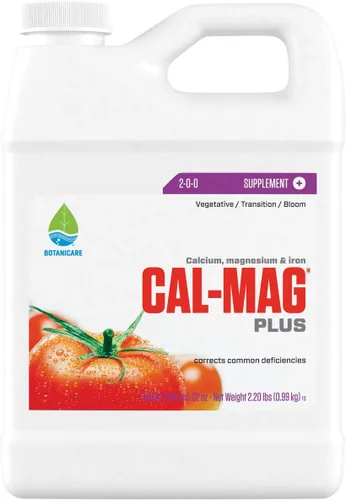 Botanicare CAL-MAG Plus suplemento de planta fórmula 2-0-0, 1 cuarto, Sencillo, 1 Cuarto de galón