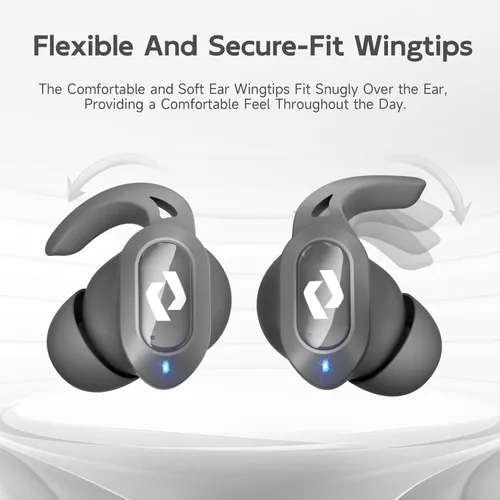 Miniatura 2 de Auriculares inalámbricos con Bluetooth, estuche de carga inalámbrica, auriculares impermeables, micrófono integrado, reproducción de graves estéreo