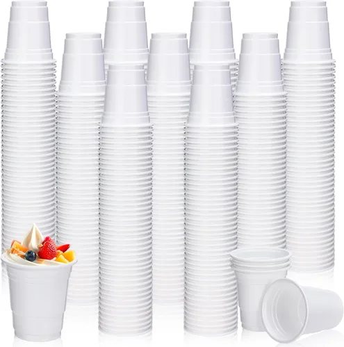 Miniatura 9 de Mimorou Paquete de 600 vasos de chupito de plástico de 2 onzas, vasos desechables de plástico, mini tazas multicolor para barbacoa, fiesta