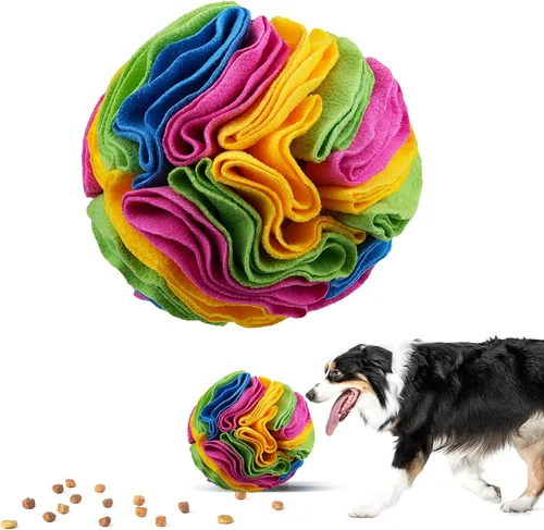 Miniatura 35 de Pelota de olfateo para mascotas, bola interactiva para perros ciegos, entrenamiento para aliviar el estrés, juguetes de enriquecimiento para perros
