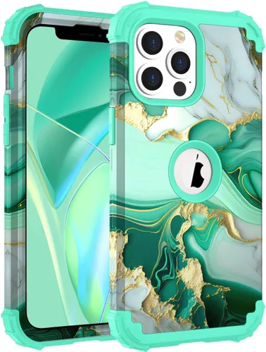 Miniatura 158 de Hocase Funda para iPhone SE 2022/2020, resistente a prueba de golpes, de plástico duro+goma de silicona, funda protectora híbrida para iPhone SE