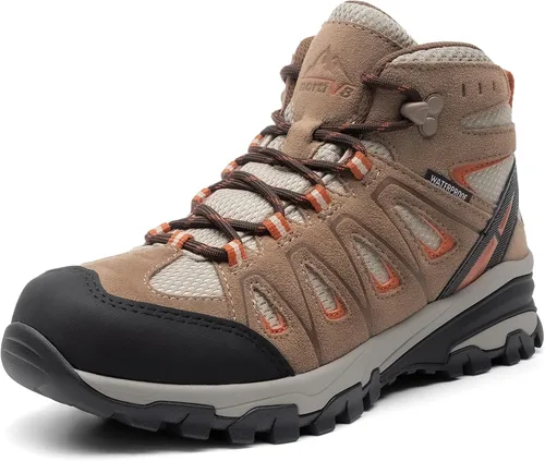 Miniatura 14 de NORTIV 8 Botas de senderismo impermeables para mujer, para exteriores, senderismo, camping, botas de búsqueda