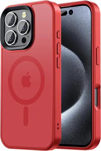 Miniatura 123 de Tigowos Magnetic Guardian - Funda diseñada para iPhone 11 Pro [probada en caídas de grado de 10 pies y compatible con MagSafe] Funda delgada Negro