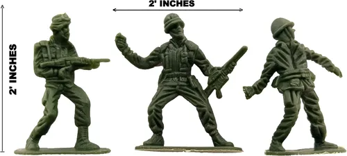 Miniatura 2 de Enterprises Soldados clásicos plásticos surtidos del juguete, 144 figuras de acción del soldado del juguete