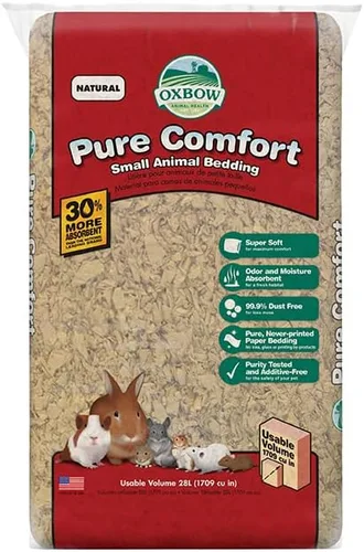 Miniatura 13 de Oxbow Pure Comfort Cama, Cama para Conejo, Hámster y Cobaya, Suministros de Conejito para Caja de Arena, Seguro para Mascotas, 99.9% Sin Polvo