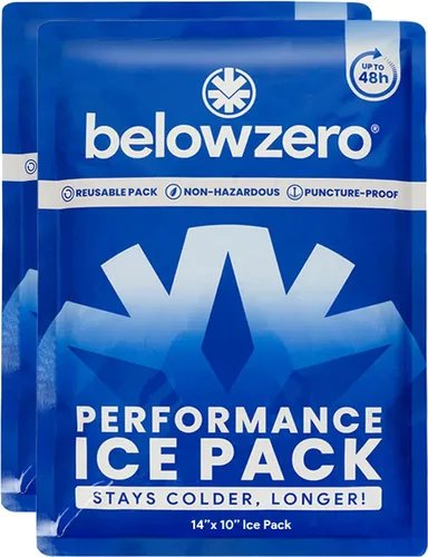 Miniatura 8 de Below Zero Paquetes de hielo precargados reutilizables para enfriadores Bloques de hielo de congelador de larga duración para acampar, bolsas