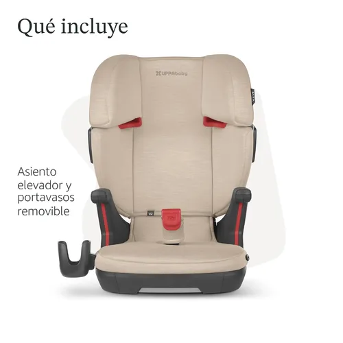 Miniatura 2 de UPPAbaby Alta V2 Asiento elevador de respaldo alto/Siete posiciones, reposacabezas de apoyo activo para niños en crecimiento/guía de cinturón
