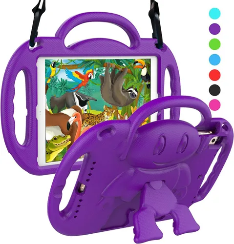 Miniatura 11 de SUPLIK Funda para niños para iPad de 5ª/6ª generación (9.7 pulgadas, 2017/2018), iPad Air 1 y Air 2 y Pro 9.7 Funda para niños con correa