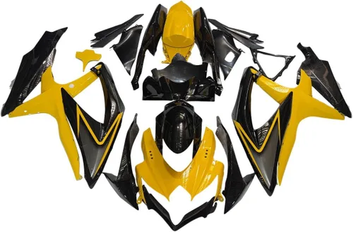 Miniatura 345 de Kit de carenado de inyección azul, negro y blanco para Suzuki GSXR600 GSX750 2006 2007 GSXR 600 GSX-R750 06 07 ABS Carenado de plástico completo