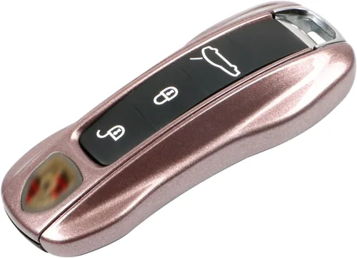 Miniatura 16 de Jaronx 2 fundas para llavero color azul brillante compatibles con Cayenne Panamera 2018-2024/911 Carrera 2020-2024/Taycan 2020-2024, fundas