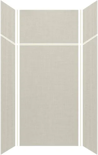 Miniatura 60 de Transolid EWKX483696-41 Expressions - Kit de pared de ducha de 6 paneles con extensión, 36 pulgadas de largo x 48 pulgadas de ancho x 96 pulgadas
