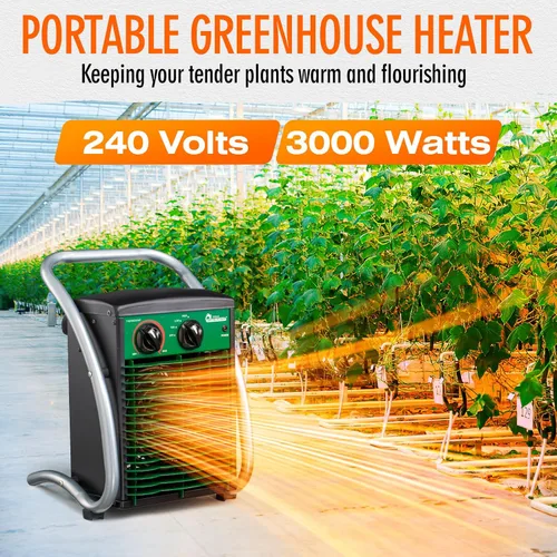 Miniatura 3 de Dr. Infrared Heater DR218-3000W Calentador de infrarrojos para invernadero, garaje, taller, 3000 vatios
