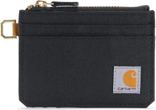 Carhartt Cartera casual de nailon con cremallera para tarjetas para mujer