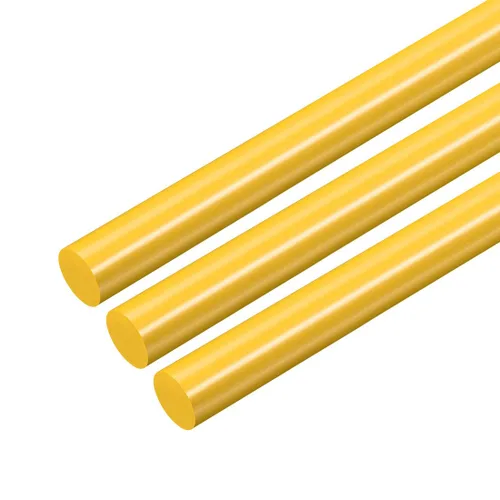 Miniatura 36 de uxcell Varilla redonda de plástico de 1/2 pulgada de diámetro y 20 pulgadas de longitud, varillas de polioximetileno, barras redondas de plástico