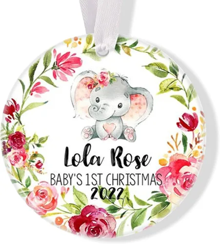 Miniatura 18 de Mountains Baby - Adorno de Navidad para bebé, adorno de Navidad personalizado para bebé, adorno de aventura espera para bebé, adorno navideño