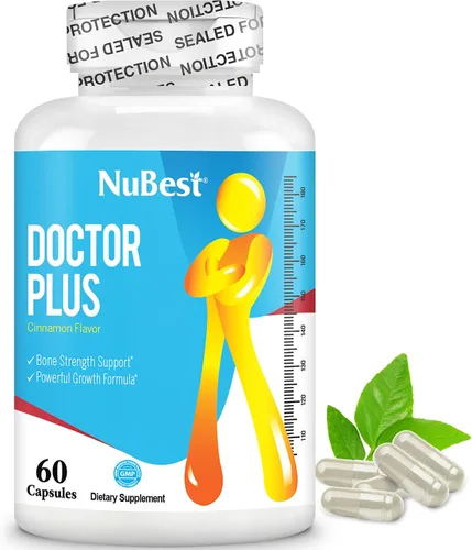 NuBest Doctor Plus con calcio, vitamina D3, vitamina K2 (MK7), cápsulas de magnesio para la fuerza ósea, huesos saludables, inmunidad, absorción