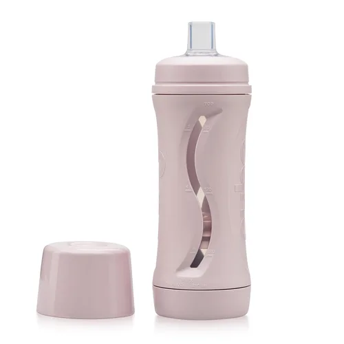 Subo Baby Food Bottle | Alimentador automático para bebés sin ensuciar | Diseño libre de apretar para purés, batidos, yogur, avena o líquidos Musk