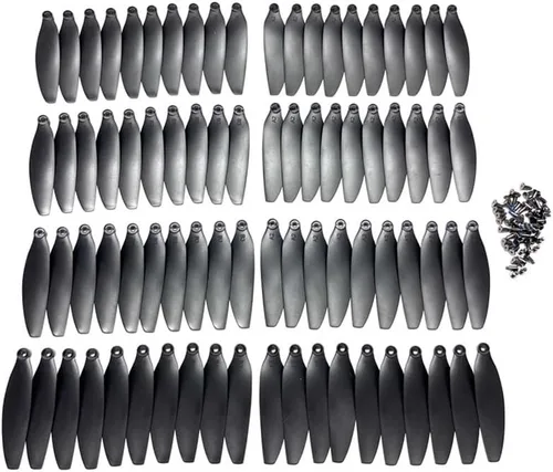 Miniatura 7 de E88EVO Plegable RC Quadcopter Piezas de repuesto Hélices de hoja con accesorios de tornillo para E88 EVO Drone (16 PCS)