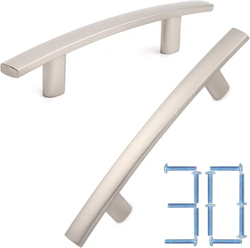 Miniatura 20 de KOOFIZO Paquete de 20 tiradores de bronce aceitado de 3 pulgadas para gabinetes de cocina, manijas de bronce frotado para gabinetes de cocina