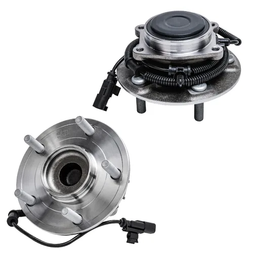 Miniatura 24 de Detroit Axle - Bujes de rodamiento de rueda traseros de 2 piezas para Volkswagen Jetta Beetle Golf City Audi TT Quattro, 2 rodamientos de ruedas