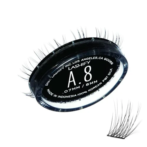 Miniatura 27 de Lashify Amplify - Extensiones de pestañas Gossamer de 0.47 pulgadas, color ceniza, pestañas postizas para un aspecto natural
