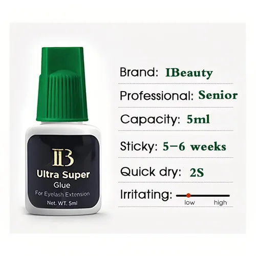 Miniatura 3 de Lava Lash - 1 extensión de pestañas Ibeauty Ultra Super Glue de 0.2 fl oz, pegamento de extensión de pestañas semipermanente, tiempo de secado