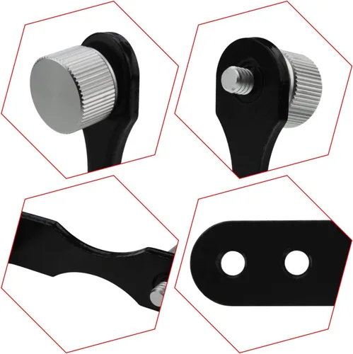 Miniatura 3 de Astromania Universal L Tipo Metal Binocular Trípode Adaptador para Binocular y Minocular - Negro