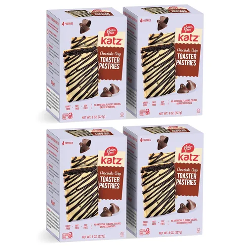 Miniatura 11 de Katz Gluten Free Pasteles tostadores de canela sin escarchar. Bocadillos escolares. Libre de lácteos, cacahuetes, nueces de árbol y sésamo, sin