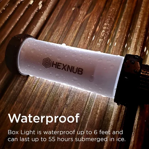 Miniatura 6 de HEXNUB Caja de Conservadora con Luz, Impermeable, Luz LED Recargable Compatible con YETI, RTIC, ORCA, Ninja, Igloo, Coleman, Base Magnética, Ideal