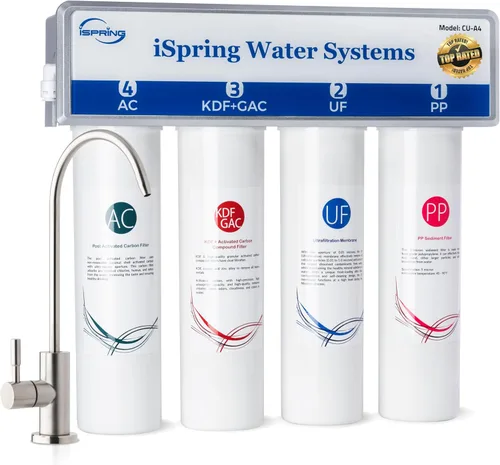 Miniatura 9 de iSpring 40 Gallon RO Tank, Pre-Pressurized Water Storage Tank for Reverse Osmosis RO Systems, Metal High Capacity RO Water Tank, Includes Tank Valve