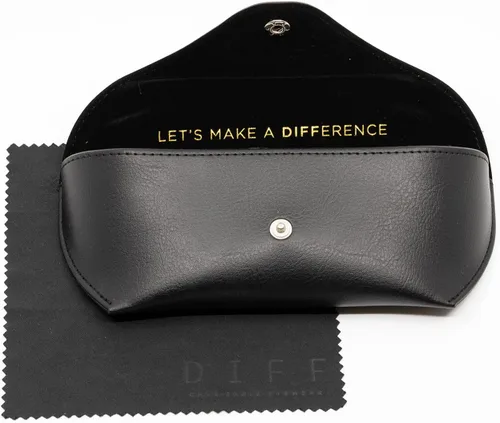 Miniatura 5 de DIFF Bella - Gafas de computadora de diseño cuadrado con bloqueo de luz azul de gran tamaño para mujeres