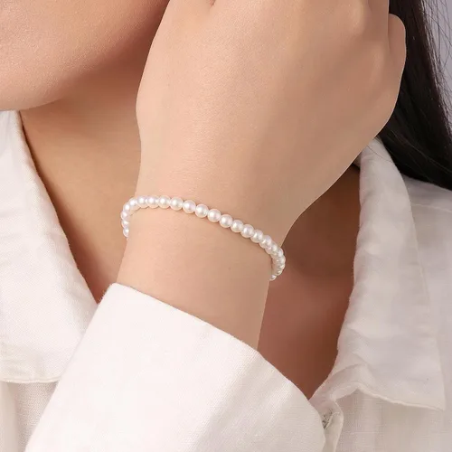 Miniatura 39 de Delicadas pulseras de oro para mujer, chapado en oro 18, ajustable, mal de ojo, mariposa, cuentas, perla, corazón, turquesa, hecha a mano para mujer