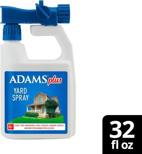 Miniatura 10 de ADAMS Plus Rociador para Patio, Mata Pulgas, Garrapatas, Mosquitos, Hormigas y Muchos Otros Insectos Molestos en Áreas Exteriores, Trata Hasta 5,000