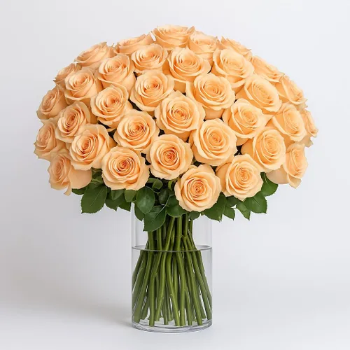 Miniatura 10 de GlobalRose Ramo de 100 Rosas Melocotón - Rosas de Origen Responsable Flores Frescas - Ramo Fresco de Flores Seleccionadas a Mano para Graduación