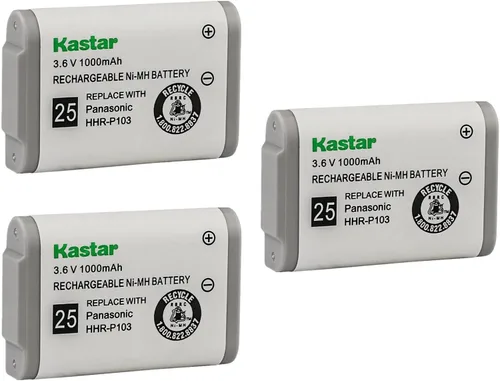 Miniatura 6 de Kastar Paquete de 1 batería de repuesto HHR-P103 para Panasonic KXTGA230S KX-TGA230W KXTGA230W KX-TGA2352 KXTGA2352 KX-TGA271 KXTGA271 KX-TGA271A