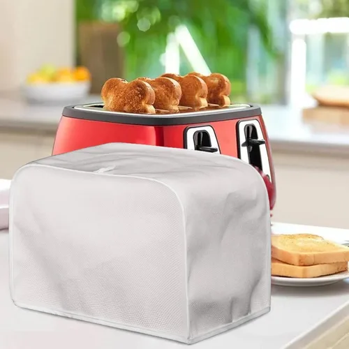 Miniatura 5 de Cubierta para tostadora de 2 rebanadas, protectores de huellas dactilares a prueba de polvo de dibujos animados de abeja, cubierta de tostadora