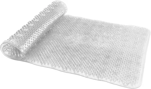 Tapete antideslizante para bañera con ventosas, tapete de baño antideslizante para ducha, lavable a máquina, para bañera, niños, tapete para ducha y