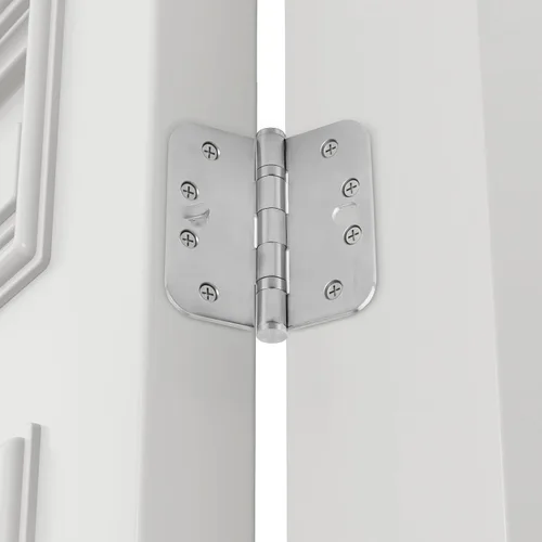 Miniatura 6 de goldenwarm Paquete de 3 bisagras de seguridad con rodamientos de bolas para puertas exteriores e interiores, bisagras de acero inoxidable cepillado