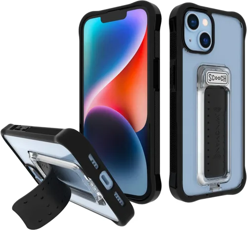Miniatura 125 de Scooch® para iPhone 15 Pro Max Funda con Soporte, Funda Kickstand Wingman 5-en-1, Protección contra Caídas de Grado Militar, Kickstand Desplegable